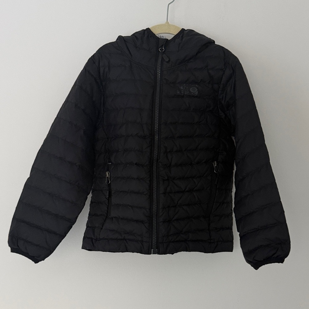 Mountain Hardwear Lightweight Kids Black Puffer Jacket size 6-7 Years